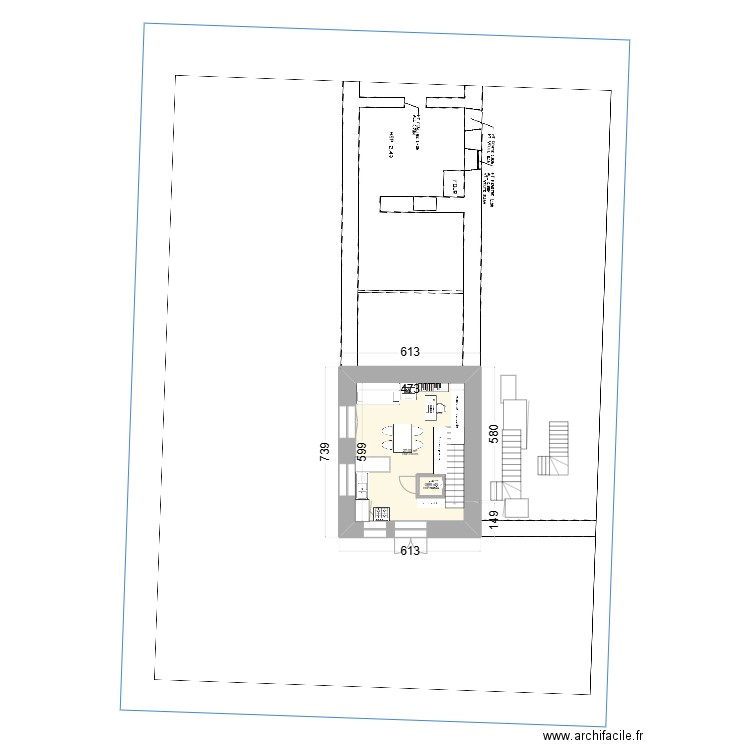 Vo_Longère manon. Plan de 0 pièce et 0 m2