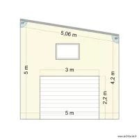 Fa&ccedil;ade NORD Entr&eacute;e garage