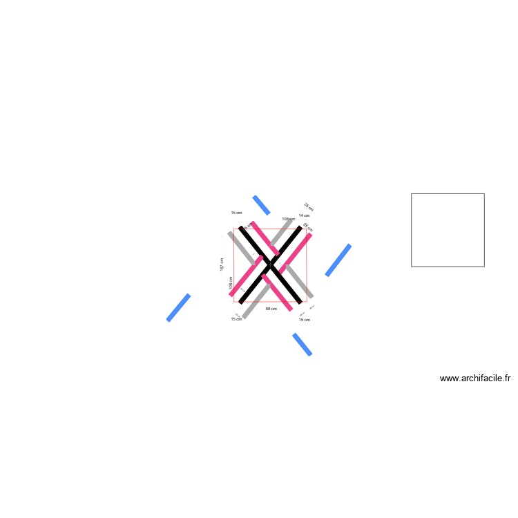 colombage 25 cm. Plan de 0 pièce et 0 m2 colombage 25 cm. Plan de 0 pièce et 0 m2