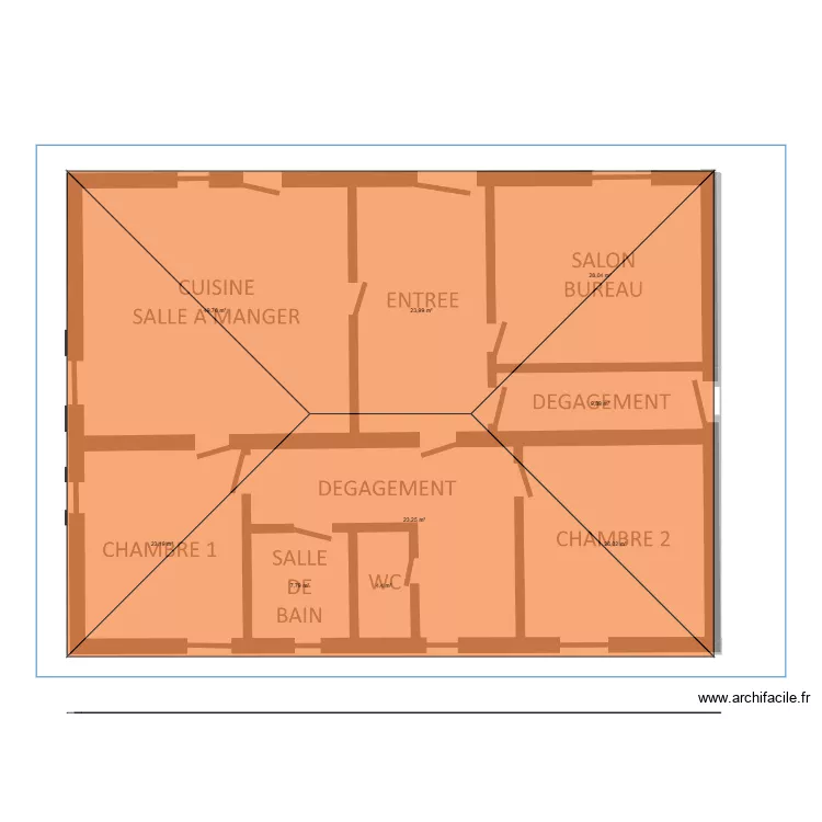 Maison. Plan de Maison. Plan de