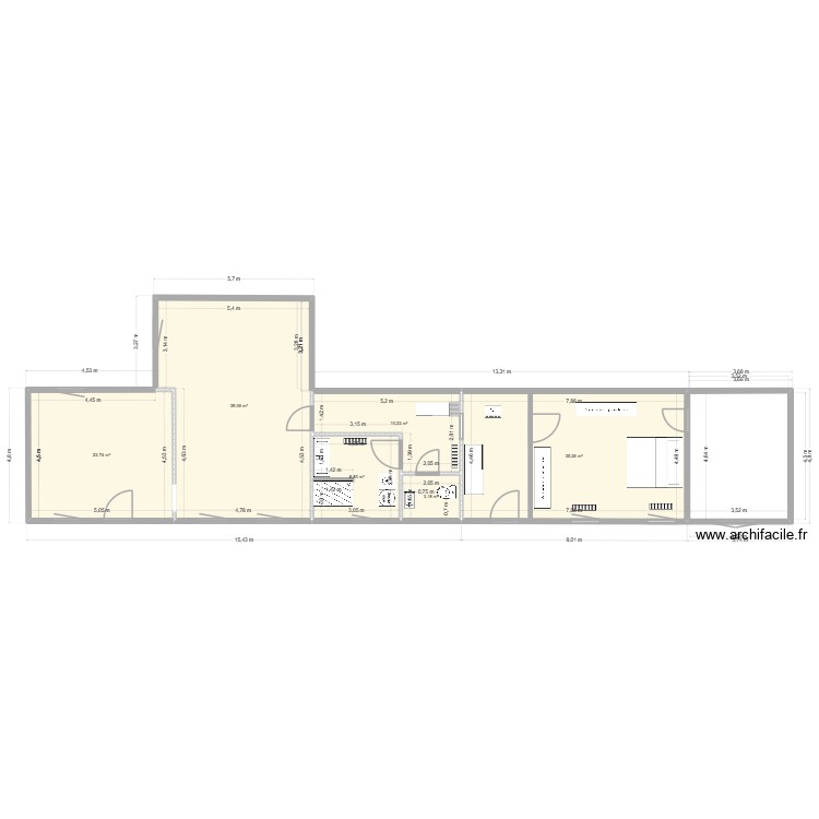 Saint Algis Version projet essai 7 avec spa. Plan de 0 pièce et 0 m2