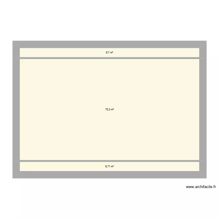 plein pied comble am&eacute;nageable. Plan de 