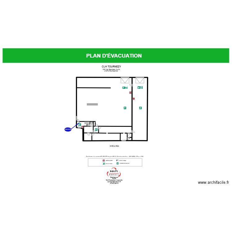 clh vente. Plan de 2 pièces et 473 m2