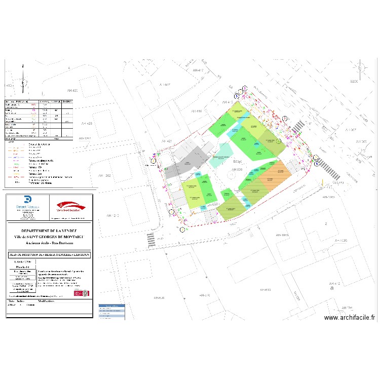 MV - Ex Ecole DURIVUM-v2 avec conservation du 2ème bâti. Plan de 0 pièce et 0 m2