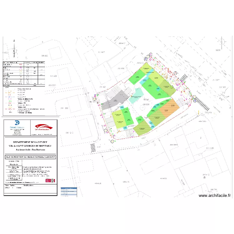 MV - Ex Ecole DURIVUM-v2 avec conservation du 2ème bâti. Plan de MV - Ex Ecole DURIVUM-v2 avec conservation du 2ème bâti. Plan de