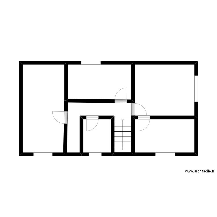 NAYO ETAGE. Plan de 6 pièces et 32 m2