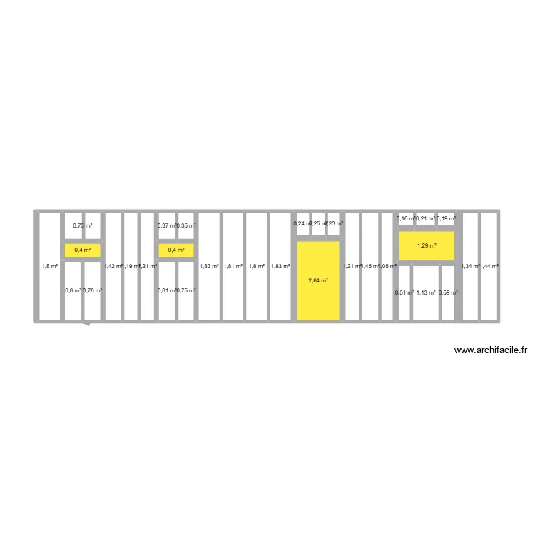 DAVID NADIA 1.10. Plan de 33  et 32 m²