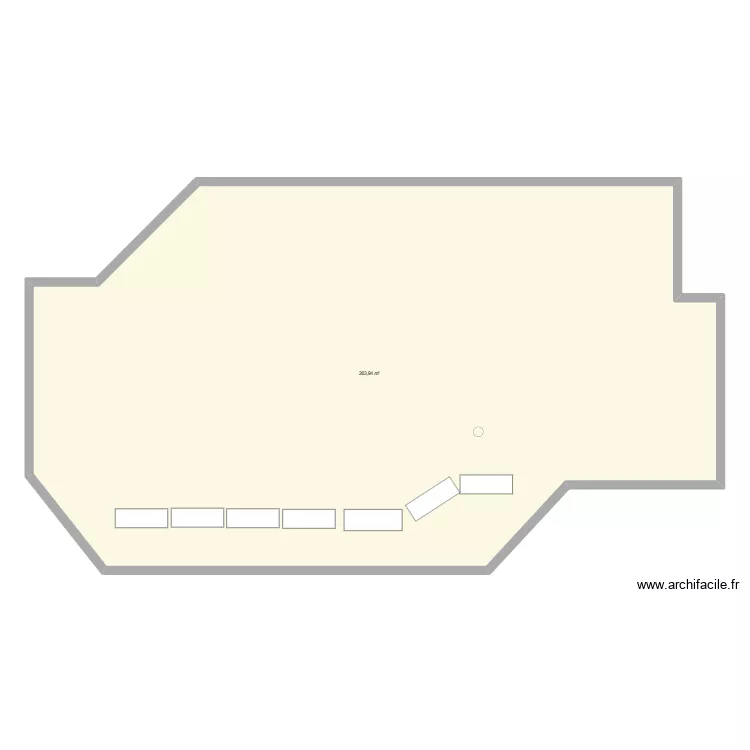 laouen. Plan de 1  et 264 m²