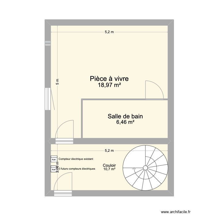 Grau Rdc. Plan de 0 pièce et 0 m2