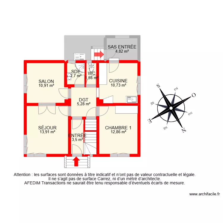 BI 33114. Plan de 29  et 311 m²
