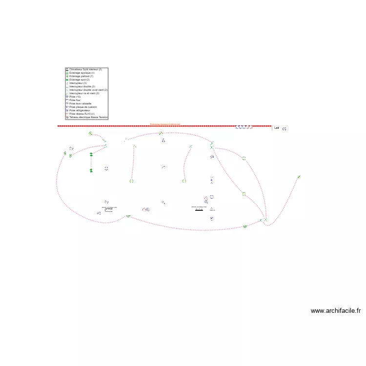 Projet neuf - Chloe Tailamee. Plan de 