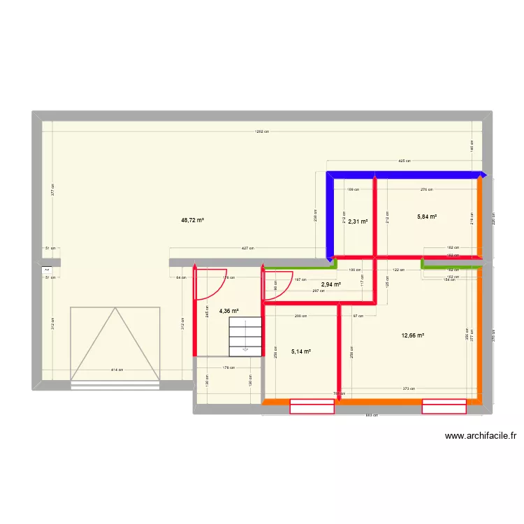 Donier - Projet sous-sol. Plan de 