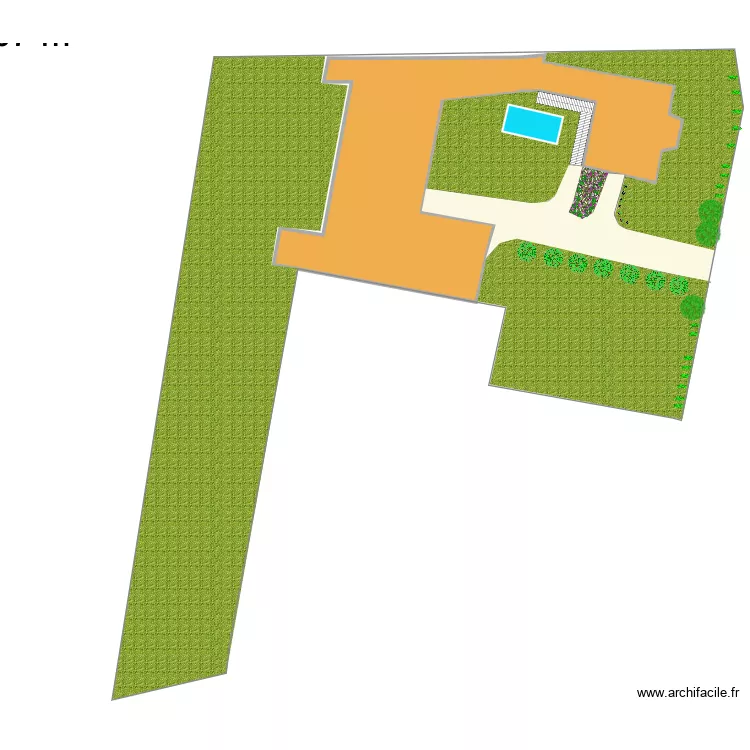 plan piscine2. Plan de 