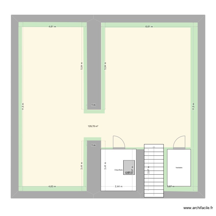 Caves. Plan de 0 pièce et 0 m2