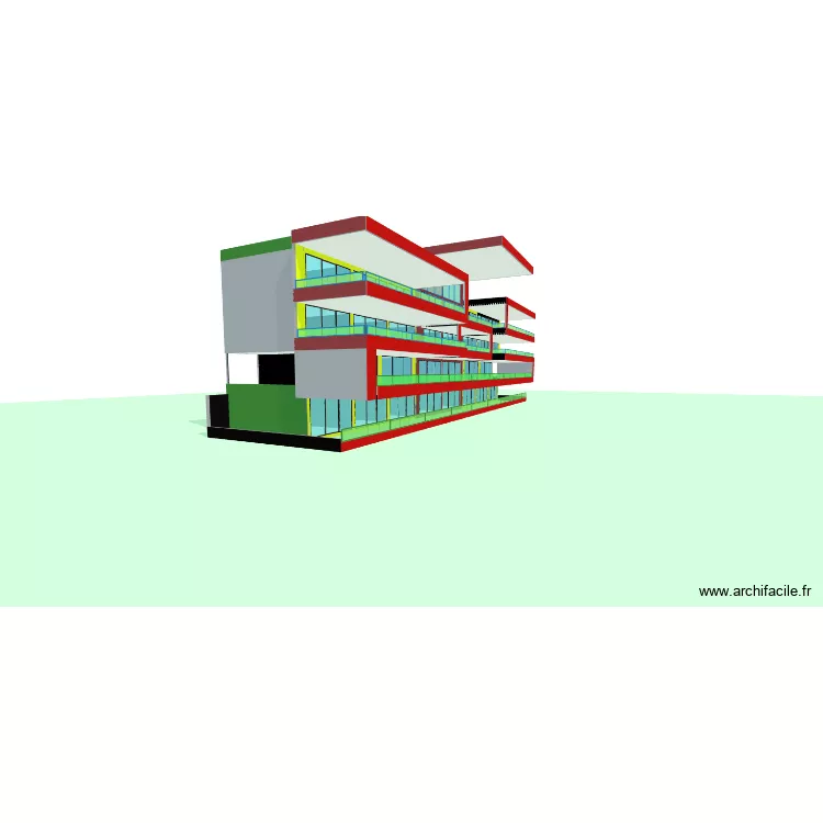 HOTEL ANNEX. Plan de 52  et 2060 m²