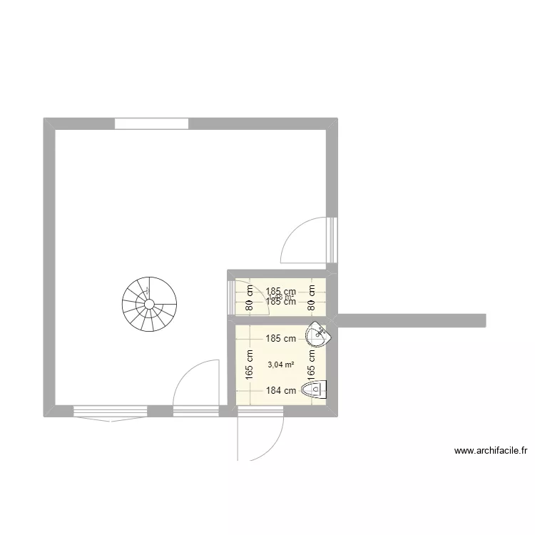 Chalet zen 2. Plan de 