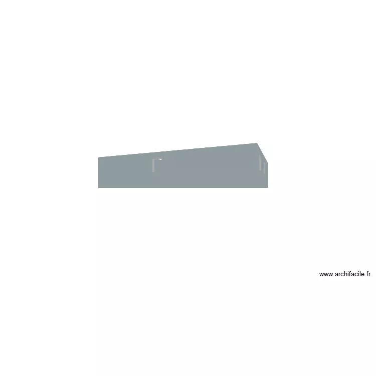 Un appartement. Plan de 5  et 127 m²