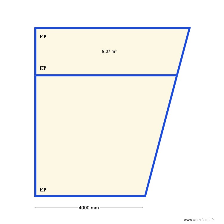 Paula leitão. Plan de 2 pièces et 29 m2