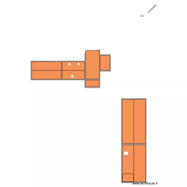 HACHARD - CANAPPEVILLE. Plan de 