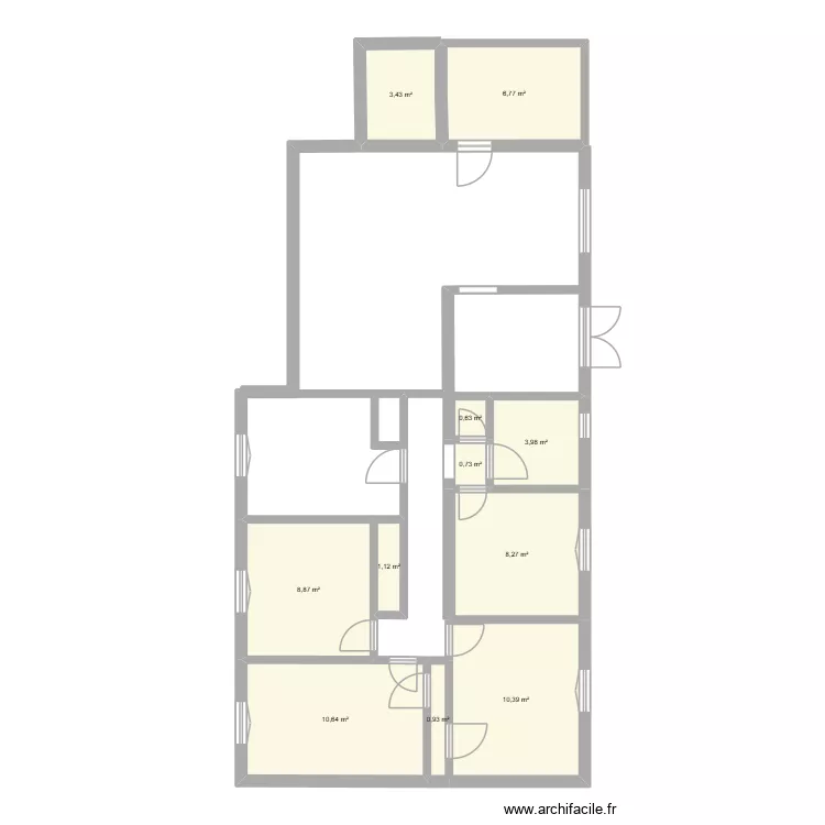 maison. Plan de 11 et 56 m² maison. Plan de 11 et 56 m²