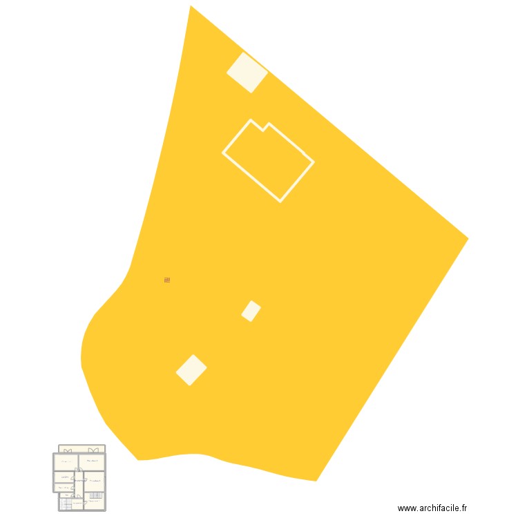 vimines actuel. Plan de 13 pièces et 145 m2