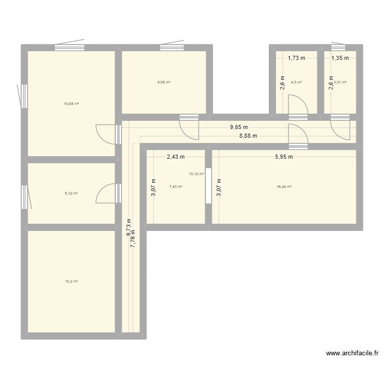 Larachi Adam. Plan de 0 pièce et 0 m2