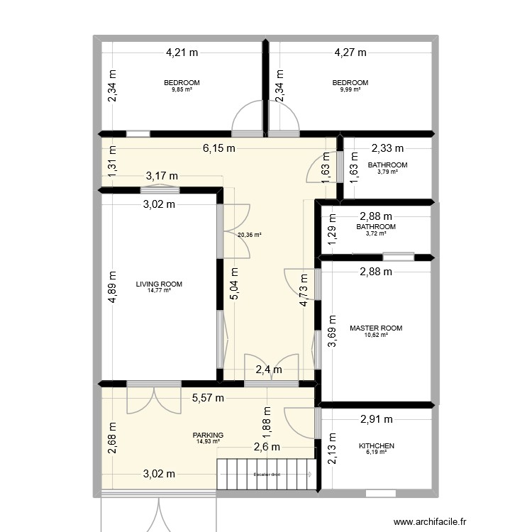 Parcelle 2. Plan de 0 pièce et 0 m2 Parcelle 2. Plan de 0 pièce et 0 m2