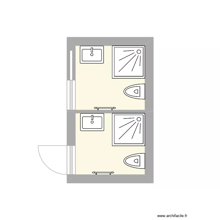 13 me Perigord PAGANNi. Plan de 2 pièces et 5 m²