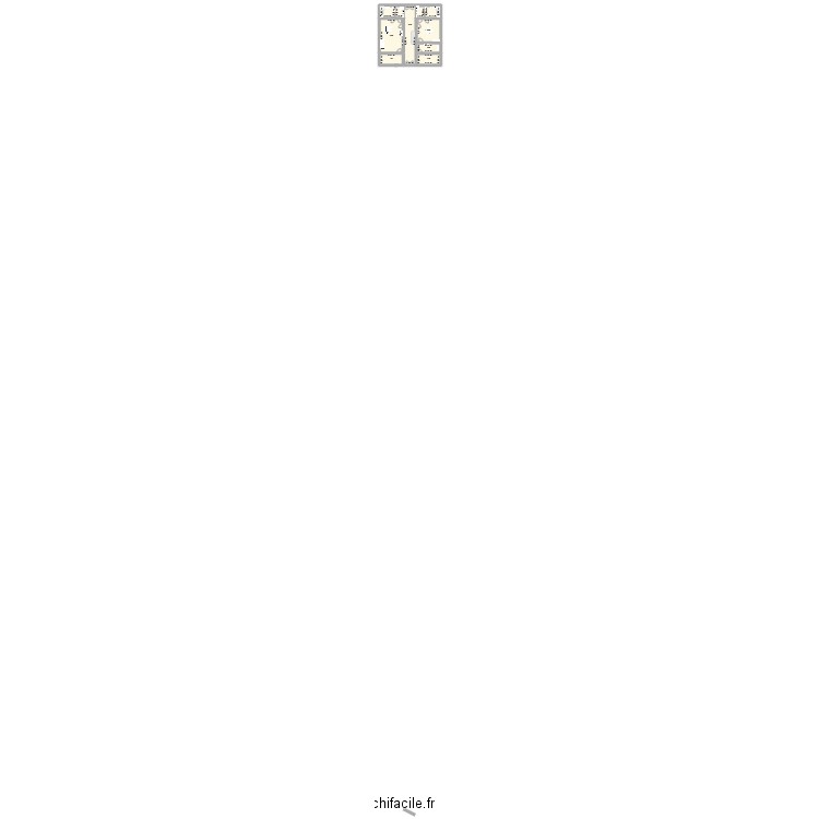 1111. Plan de 6 pièces et 133 m2