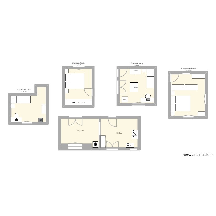 Pi&egrave;ce par pi&egrave;ce2. Plan de 0 pièce et 0 m2