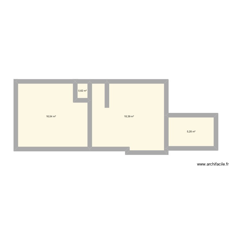 Appartement RDC Dte Dte. Plan de 0 pièce et 0 m2