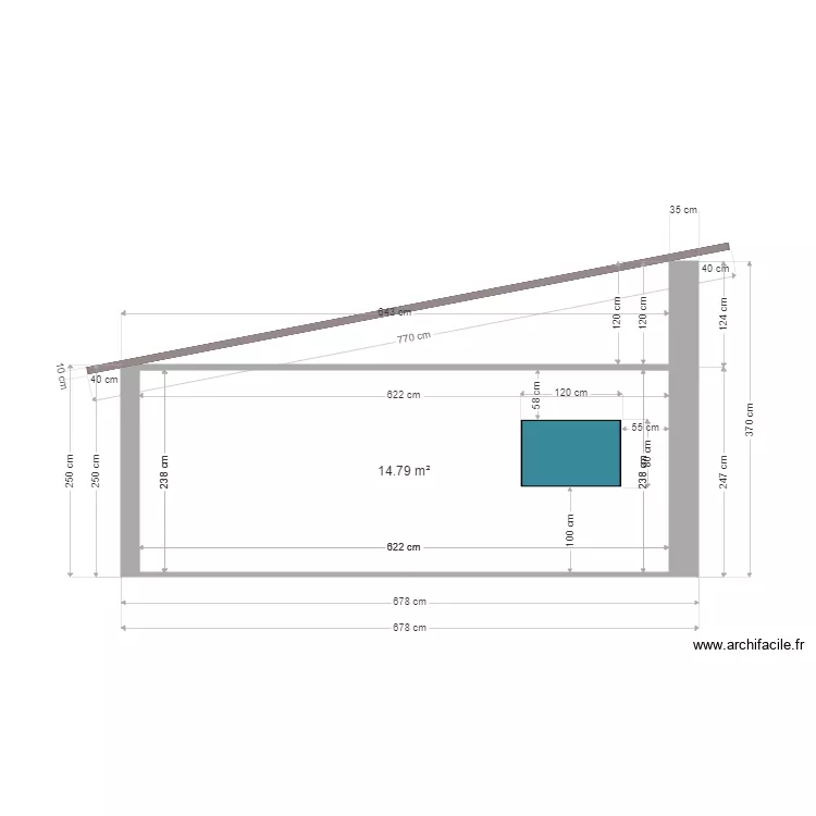 plan pignon appenti sud def. Plan de 1 et 15 m² plan pignon appenti sud def. Plan de 1 et 15 m²