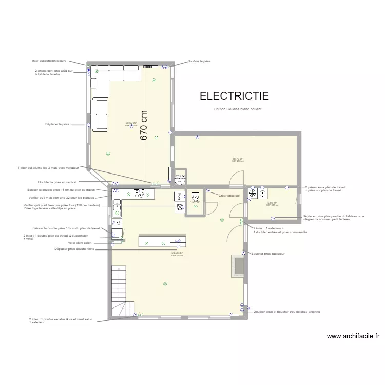 Chasselay plan travaux. Plan de 
