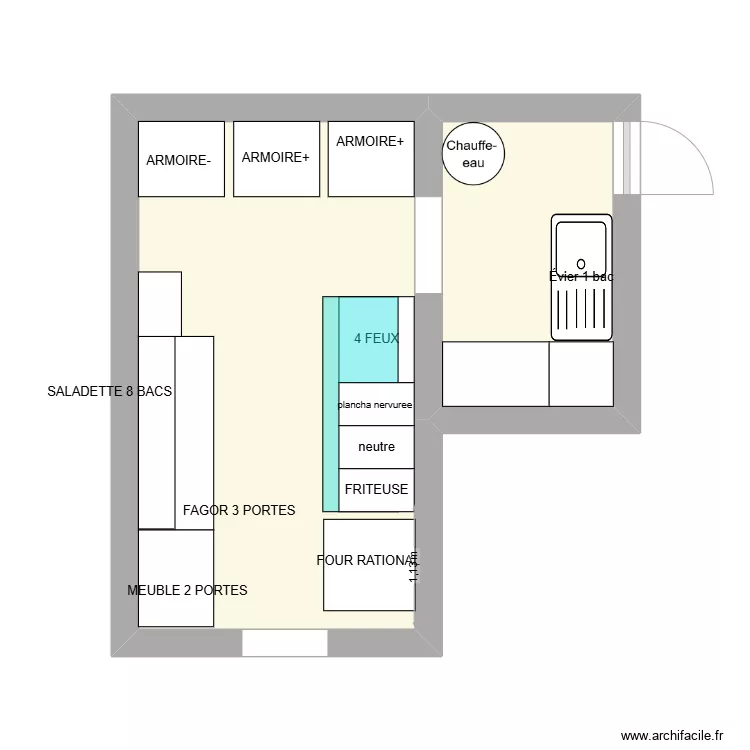 le panier. Plan de 