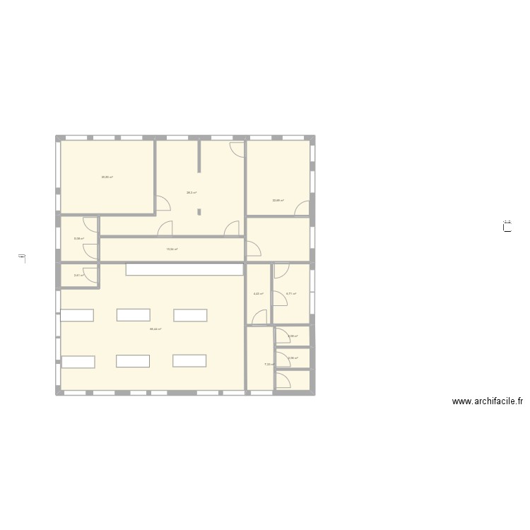 RESTAURANT. Plan de 0 pièce et 0 m2