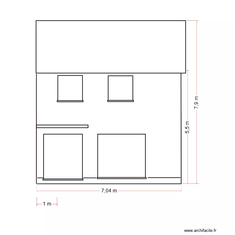 Christel Fa&ccedil;ade 2. Plan de 