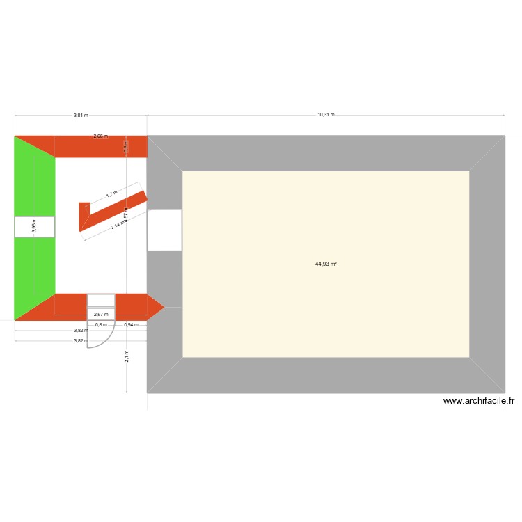 poudriere 3. Plan de 0 pièce et 0 m2