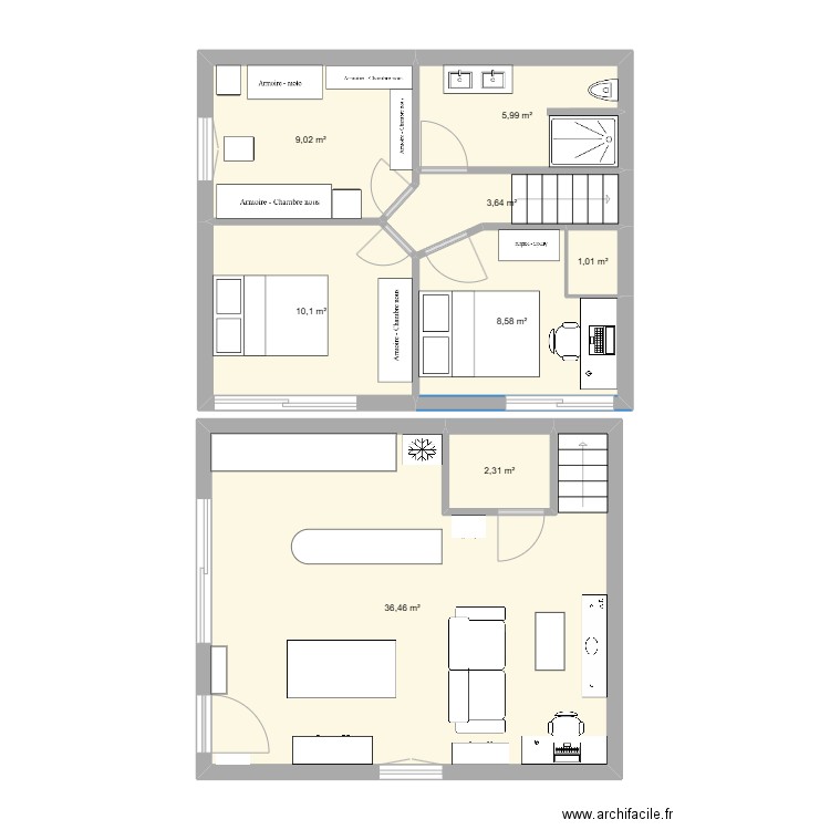 Bas. Plan de 0 pièce et 0 m2