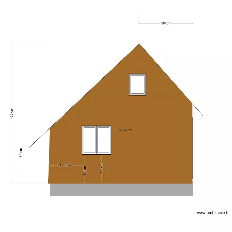 fa&ccedil;ade est.. Plan de 