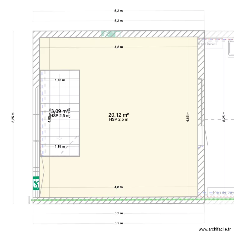 Box H72 mont-sur-lausanne 12. Plan de 4 et 85 m² Box H72 mont-sur-lausanne 12. Plan de 4 et 85 m²