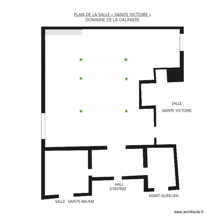 SALLE1. Plan de SALLE1. Plan de