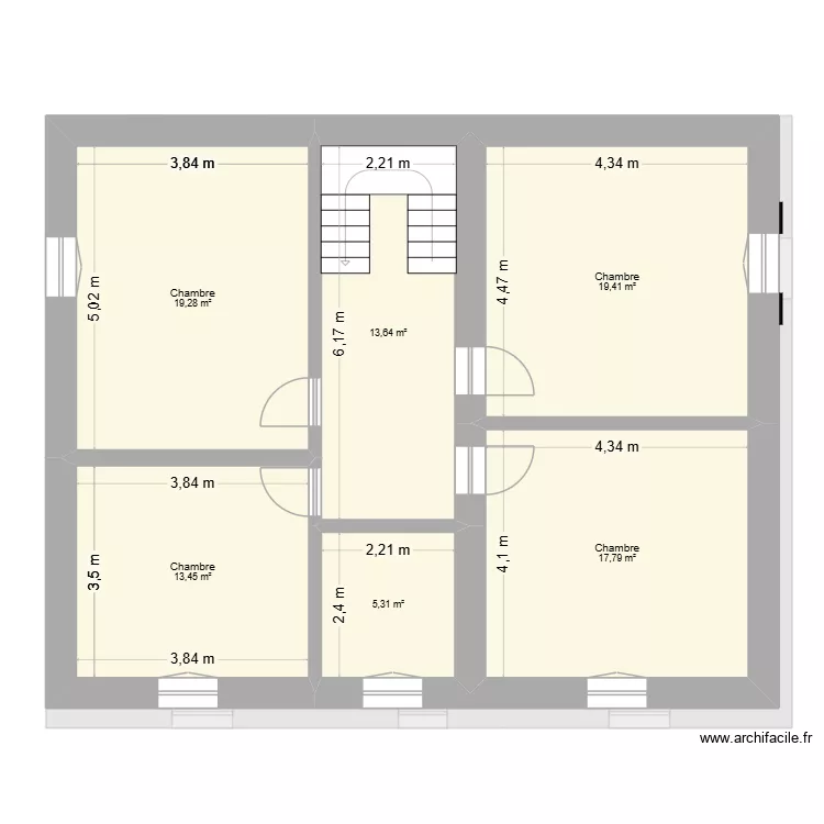 Maison BRION 2. Plan de 12  et 183 m²