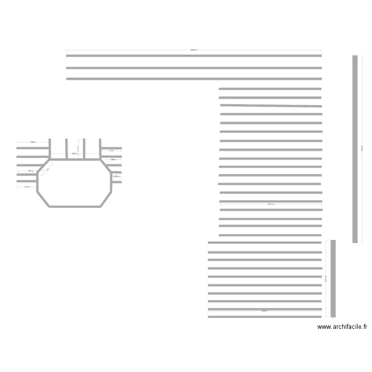 Terrasse Juju. Plan de 0 pièce et 0 m2