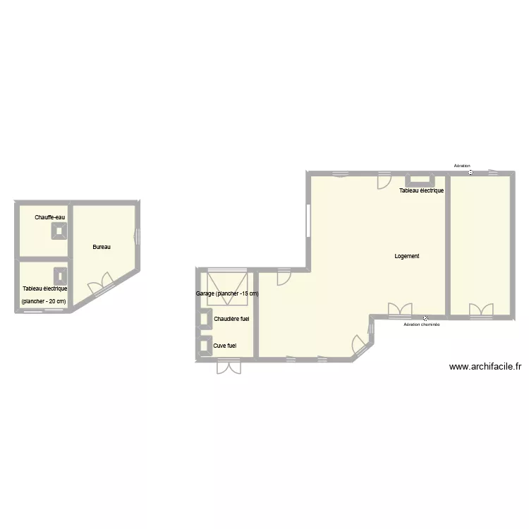 003. Plan de 11  et 175 m²