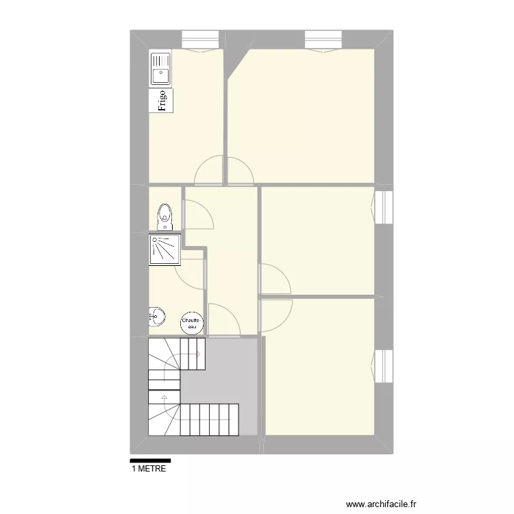 LLUCIA 28 R+1. Plan de 