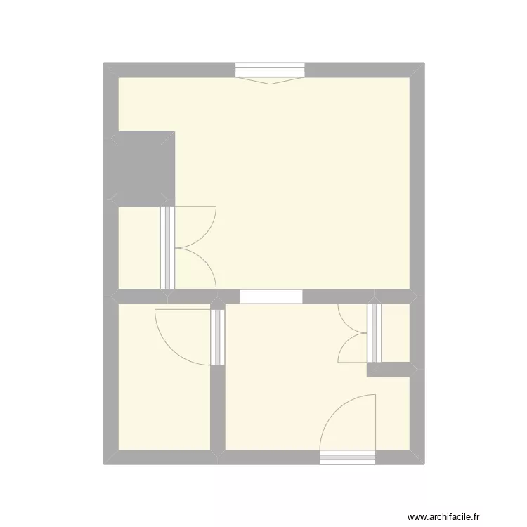 TESSON - ROUEN. Plan de 