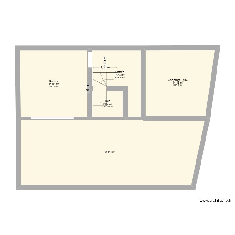 Ma maison. Plan de 0 pièce et 0 m2