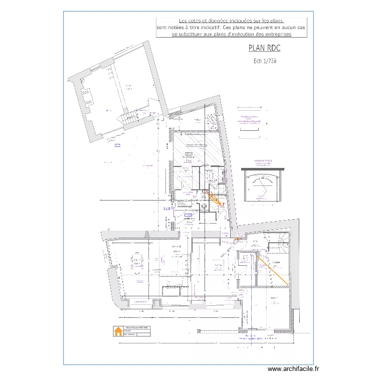 Moron Charnier RDC VMC. Plan de Moron Charnier RDC VMC. Plan de