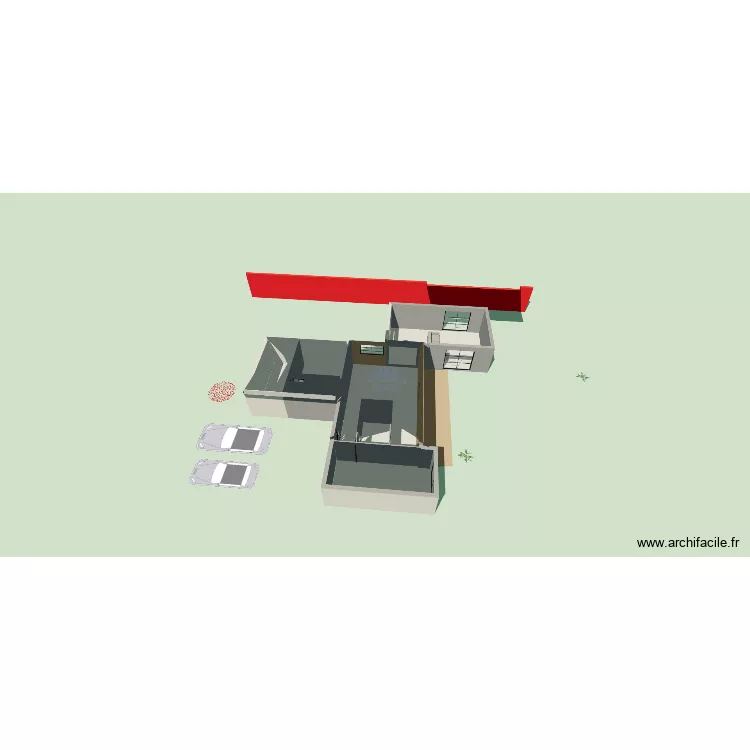 mesquer. Plan de 9  et 117 m²