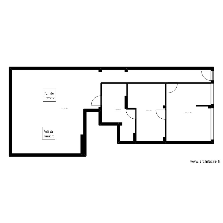 75P1VC Existant. Plan de 0 pièce et 0 m2